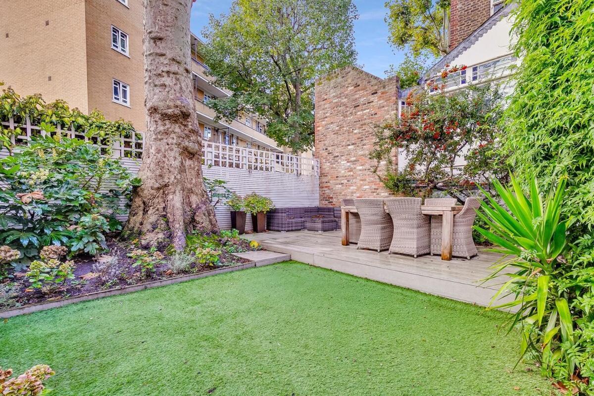شقة Luxury Kensington Flat - Private Garden - Tube 4 Min Walk لندن المظهر الخارجي الصورة